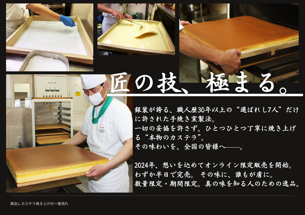 匠の技、極まる - カステラ職人の技術